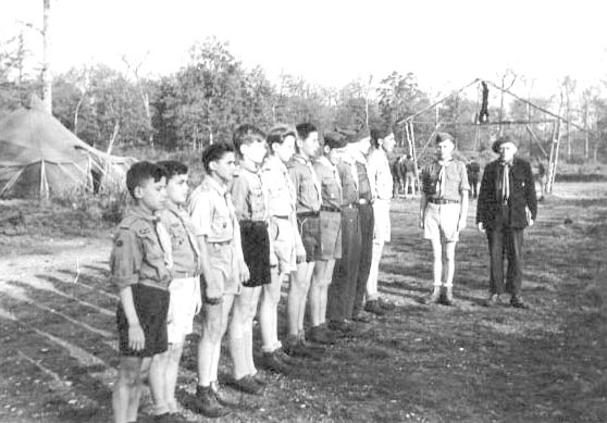 Boys scouts at Schleisheim B
